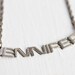 Vintage Name Necklace - Jennifer