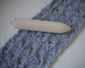 Broomstick Lace Pin: a tool for easily making broomstick lace