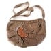 Patchwork Leather Purse // SNAKE MOON // Taupe Reptile Bag