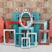 Vintage - Upcycled - Ocean Awaits - Coral Kick - Home Decor - Picture Frame - Wall Sconce Collection - Beachy CHIC