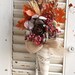 Fall Dried Flowers in Paper Cone Vintage Sheet Music