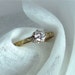 Art Deco 14K Gold and Diamond Ring