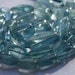 Rare Natural Ocean Blue Aquamarine Polished Nuggets - 1/2 Strand
