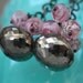 Golden Kisses - Pyrite and Venetian Glass Drop Earrings