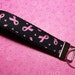 Pink Ribbon Cancer Awareness Key Fob, Wristlet Style
