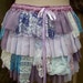 VINTAGE KITTY.. SCRAPBOX MINI... LUSCIOUS LILAC AND SOFT POWDER BLUES... LACEY LAYERS.. SHABBY CHIC.. SMALL-MEDIUM-LARGE SIZE
