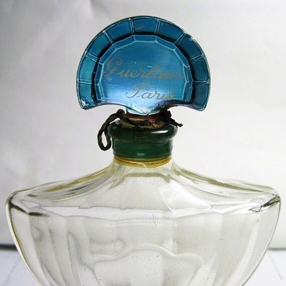 Christmas In July SALE Vintage Shalimar Perfume Bottle