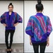 RESERVED for Lindsey Marie.....Vtg 80's Peruvian Sweater Huge Batwing Sleeves