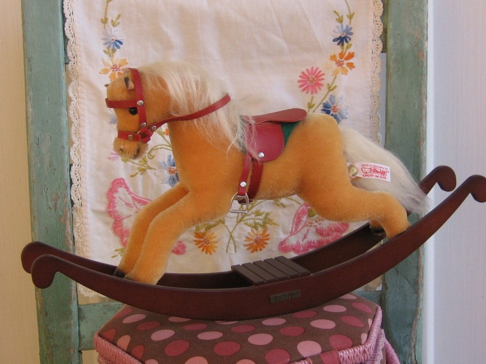 steiff rocking horse