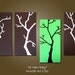 CUSTOM Original Abstract Modern Fine Art Acrylic Earthy Nature Tree Branches Contemporary Painting by Shanna - HUGE 40 x 20 - A New Day