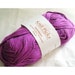 Knit Picks Yarn, Shine Sport, Pima Cotton Modal, Crocus, Fuchsia Pink Purple Violet