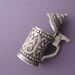 vintage 3D sterling silver beer stein charm pendant