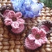 Spring Daisy Brown and Pink Baby Sandals 3-6 Months - End of Summer Sale - marked 15% off