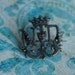 Antique French Notre Dame de Lourdes Brooch with Crown