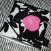 Marimekko Ruusupuu Snack / make up / Wet / Baby Bag/ Pouch about 7x5 inches