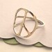 Silver Peace Sign Ring, Peace Ring, Silver Ring.