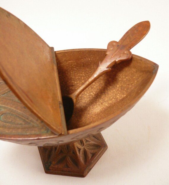 Vintage Catholic Brass Incense Holder