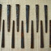 12 rusty vintage square nails for the altered or jewelry artist - no 122