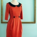 peter pan collar dress with matching coat- custom for LIZA - first deposit