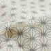 Traditional Asanoha Floral, Off White-Japanese Cotton Fabric (Fat Quarter)