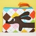 Dachshund Coin Purse - Doxie Awesome Argyle