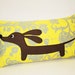 wiener dog pillow