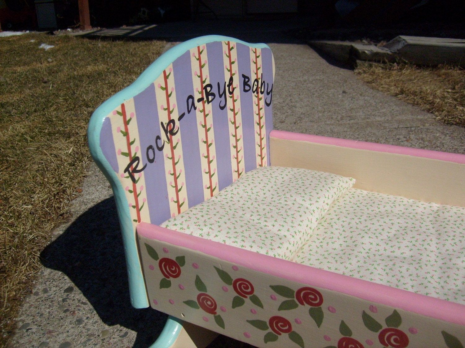 handmade doll cradle