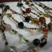 Vintage ex-long Multi-Colored Glass Bead Necklace