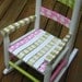 Child's hand-painted rocking chair