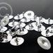 50 - Button Backs Glue on Pad 10mm Shanks - Make OWN Buttons out of almost anything