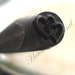 Overlapping HEARTS - Metal Design Stamp Punch for Stamping Blanks