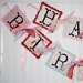 French Country Happy Birthday Banner Shabby Chic Paris Ready to Ship