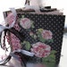 Butterflies & Flowers Scrapbook Album Photo Memory Book Chipboard Pink Black 6x6 Mother Grandma READY to SHIP