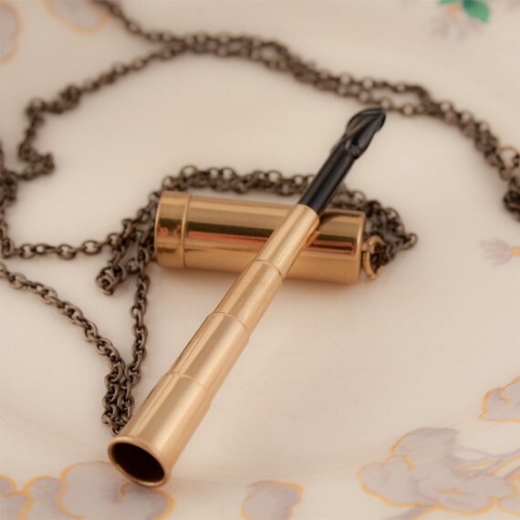 Vintage Telescopic Cigarette Holder Necklace