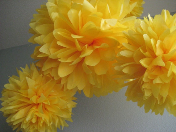 SALE - 8 Tissue Paper Pom Pom Kit - Pick Your Colors - Portland Original Il_570xn