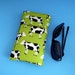 Roomy Sunglasses Case in a Beautiful Design of Cows