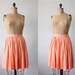 vintage 1950's grapefruit circle skirt