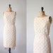 vintage 1960's sweet ivy cocktail dress