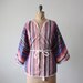 vintage 1960's tribal print blouse