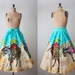 vintage 1950's southwestern circle skirt
