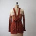 wrap sweater - 1970's ombre wrap cardigan
