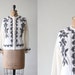 vintage 1950's beaded cardigan