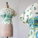 50s blouse - silk paris blouse