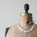 1950's opaline shell necklace