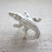vintage crocodile brooch
