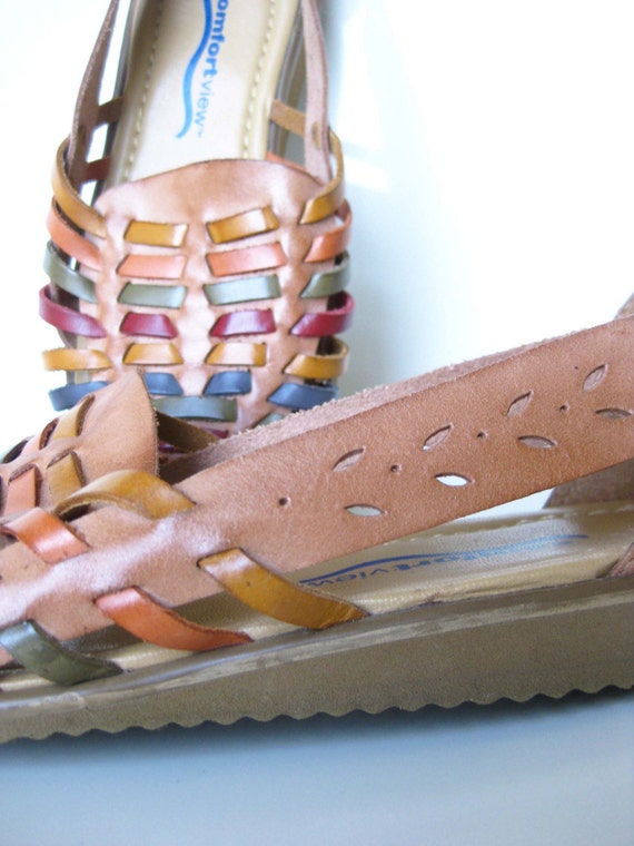 rainbow huaraches sandals