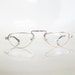 Vintage 1940s Reading Glasses FRENCH France Gold Art NOUVEAU Indie Classic Old Hollywood