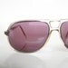 Vintage 1970s AVIATOR Sunglasses Glasses Unisex 70s GREY Fade Indie Hipster OVERSIZED