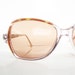 Vintage 1970s APRICOT Mottled Eyeglasses Glasses Sunglasses Womens Optical Frames INDIE Hipster Orange