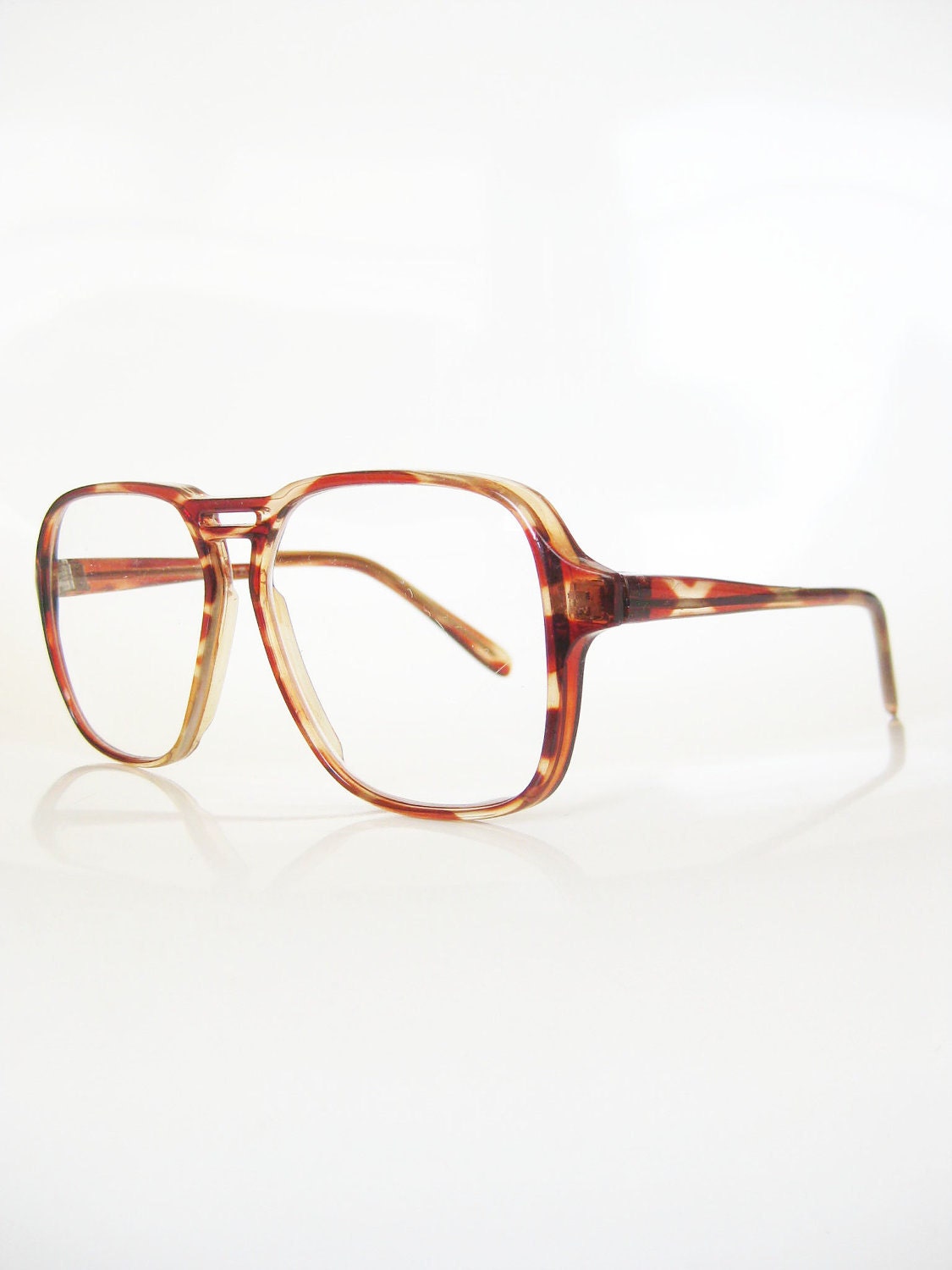 Vintage 1980s Aviator Eyeglasses Mens Glasses Optical Frames